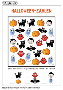 Halloween-Zählen