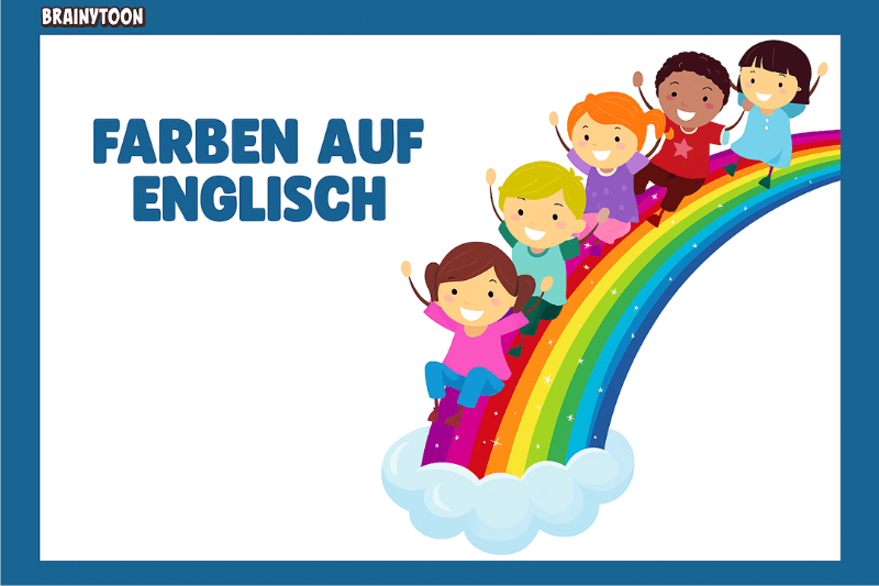 Englisch Farben lernen – Arbeitsblatt für Kindergarten und Grundschule