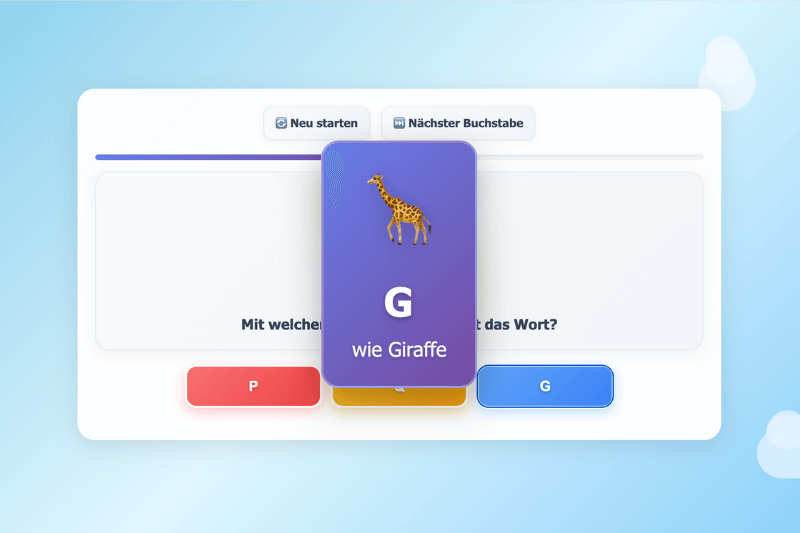 ABC-App für den Kindergarten