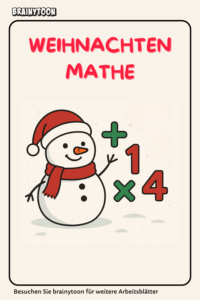 Mathe Weihnachten Klasse 1 – Kindergarten