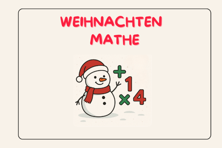 Mathe Weihnachten Klasse 1 – Kindergarten