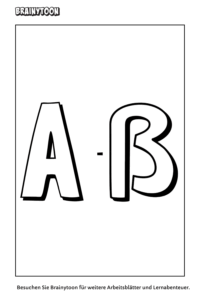 ausmalbilder buchstaben lernen
