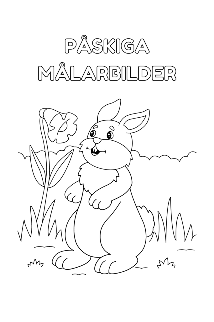 Påsk målarbilder för barn