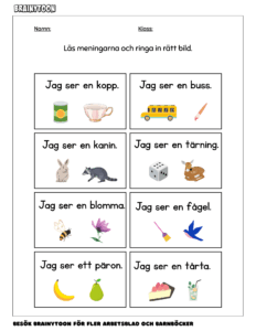 Läsövningar för barn