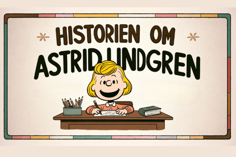 Historien om Astrid Lindgren: En biografi för små barn