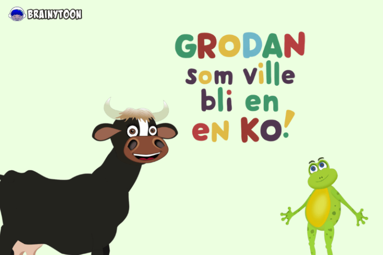 Barnsagan grodan som ville bli kung