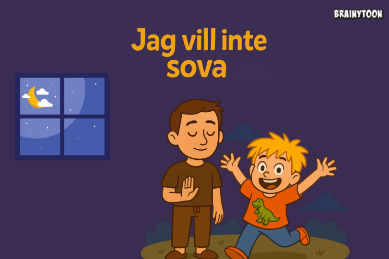 Jag vill inte sova en bilderbok