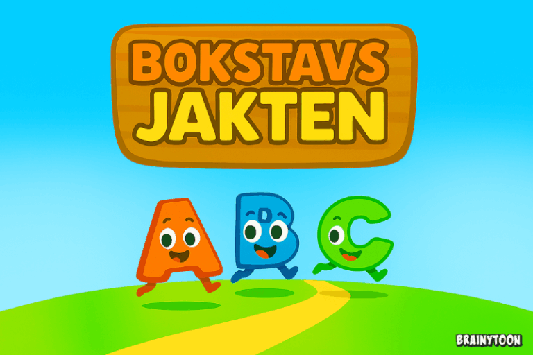 Bokstavsspel för barn