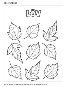 höst löv
