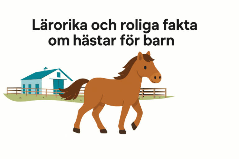 häst fakta för barn