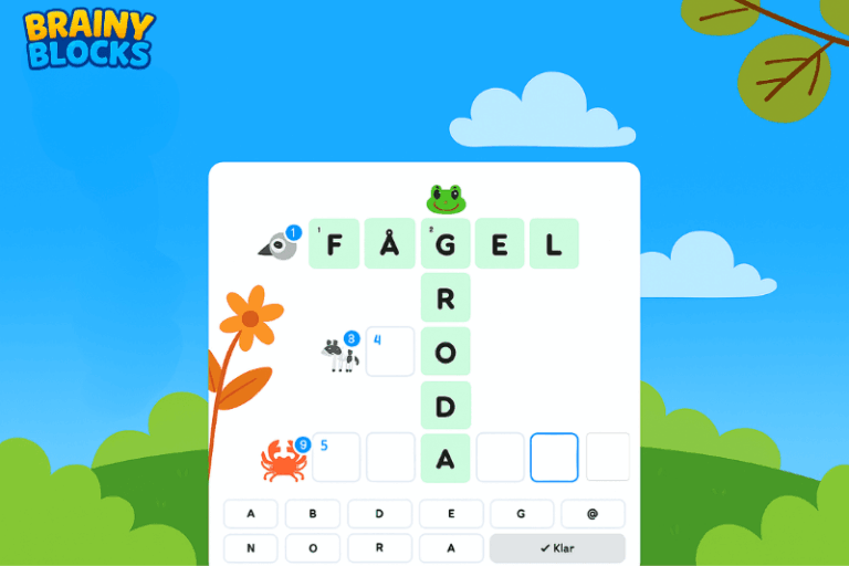 BrainyBlocks korsord