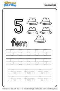 Arbetsblad med siffror