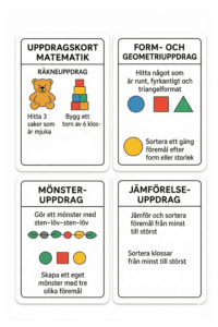 Uppdragskort matematik