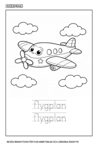 Flygplan arbetsblad