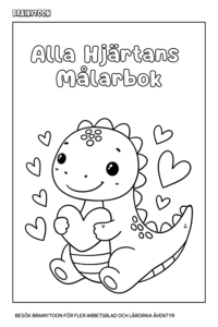 Målarbilder alla hjärtans dag 1 3 år