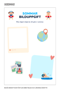 Bilduppgift åk 1 sommar