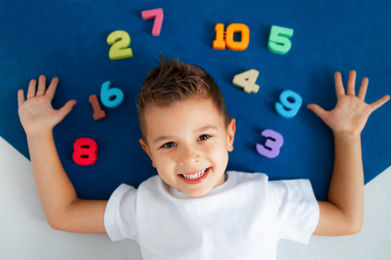 Print counting and tracing numbers worksheet for preschoolers