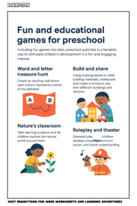 Games for preschoolers