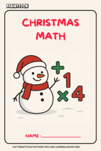 Christmas math worksheet printable
