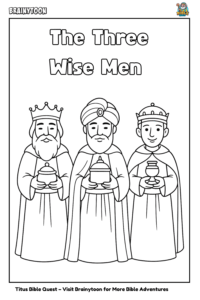 Nativity coloring pages