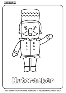 Nutcracker coloring page