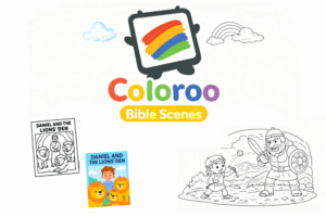 Kids bible coloring pages