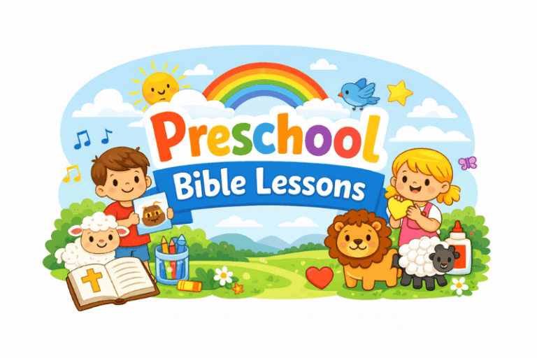 Preschool Bible lessons for kids ages 3–6