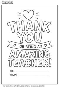 Teacher Appreciation Week coloring page