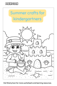 Summer printable for kindergarten